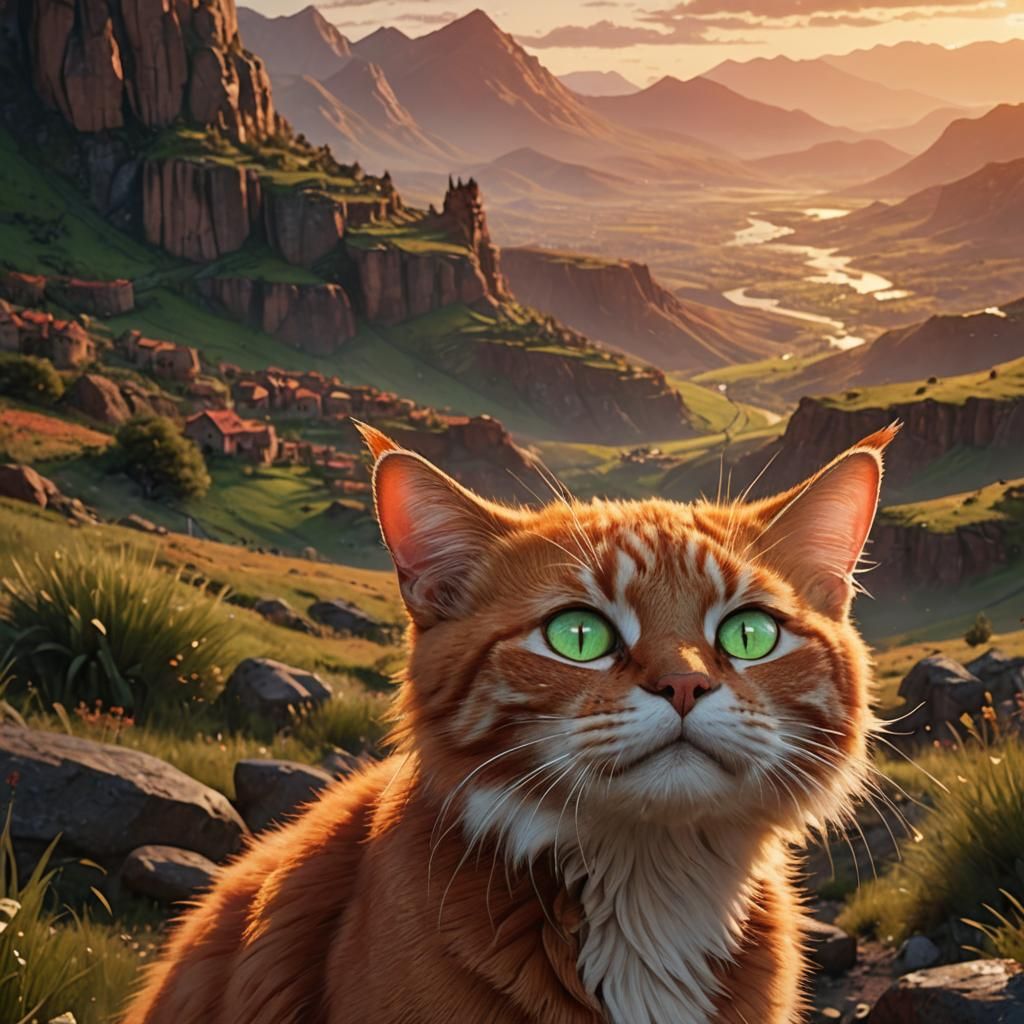 Ginger Cat Surveys Sunset Valley