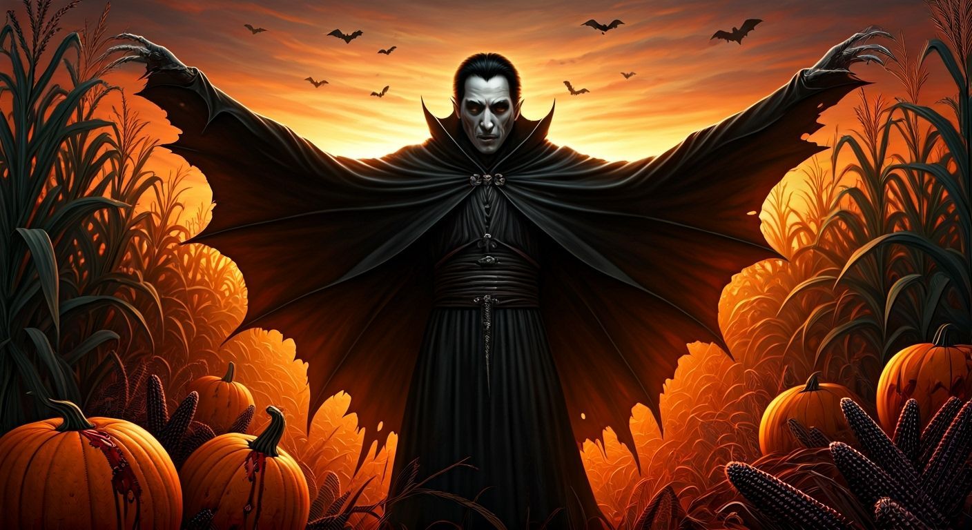 Nosferatu's Sinister Harvest at Sunset