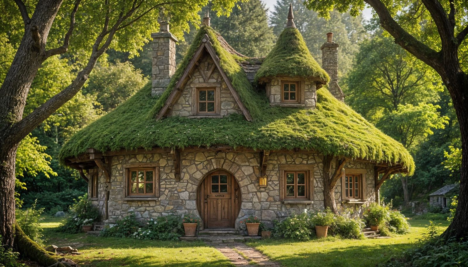 Rustic Cottage in Forest Glade