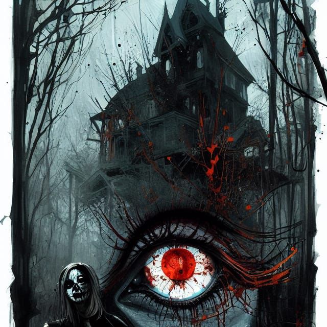 Surreal Eye of Terror in Halloween Masterpiece