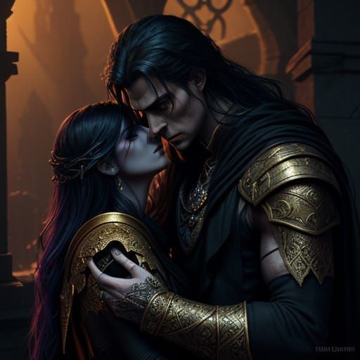 Magically Tethered Assassin and Cursed Prince in Dark Fantas...