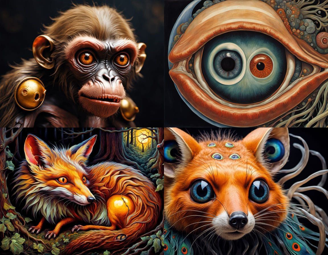 Surreal Abomination of Mixed Animal Parts