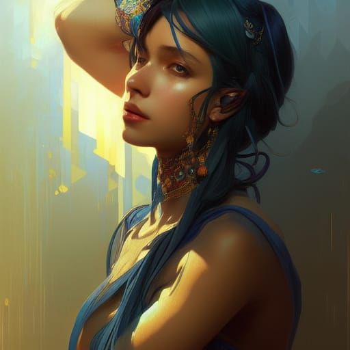 Regal Harem in Vibrant Colors