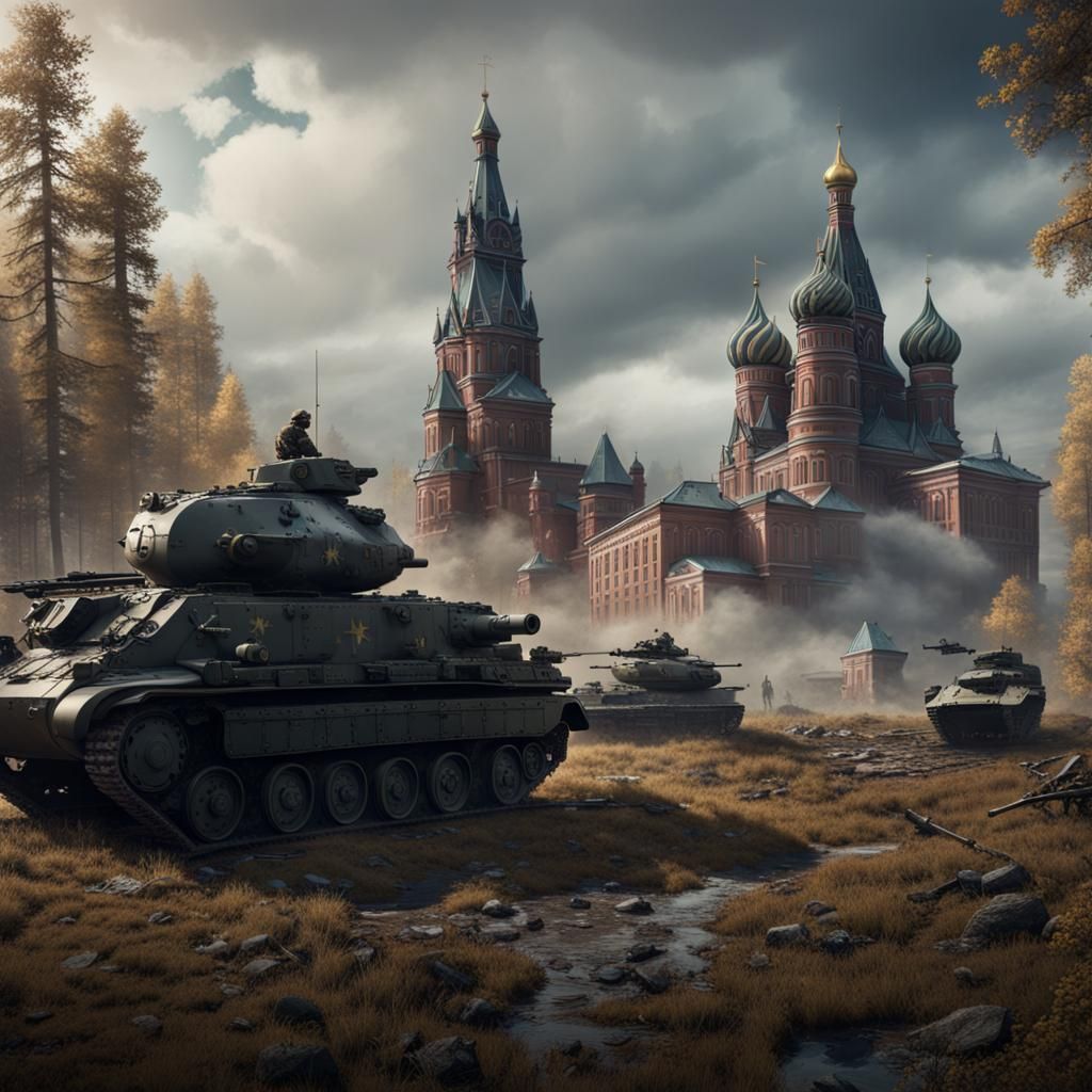 Epic Fantasy Battle: Sweden vs Russia in Unreal Engine 5