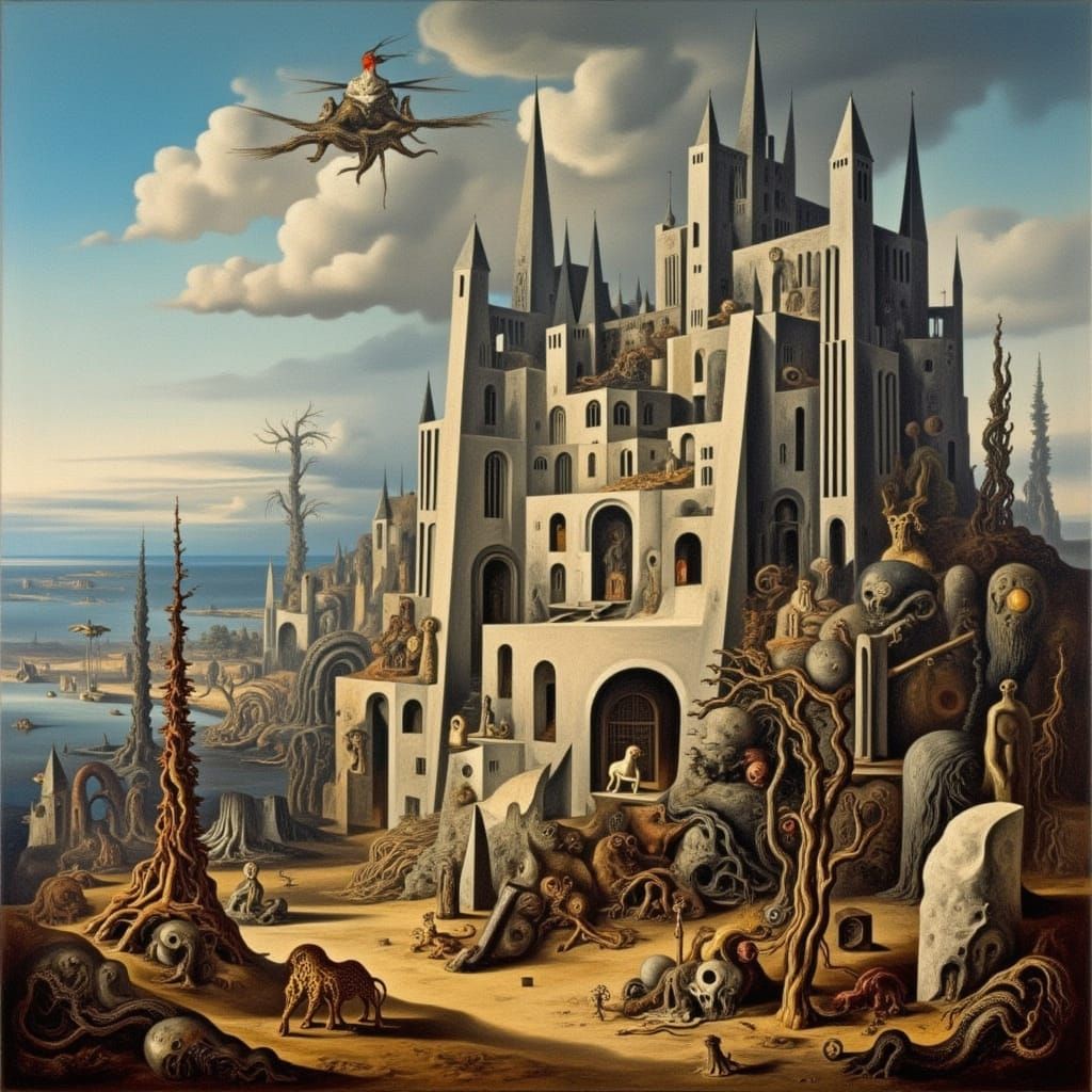 Abstract Maniac Strange World AI Art