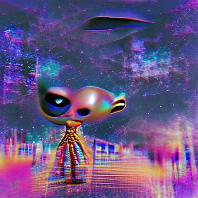 Alien Life Form in a Cosmic Landscape