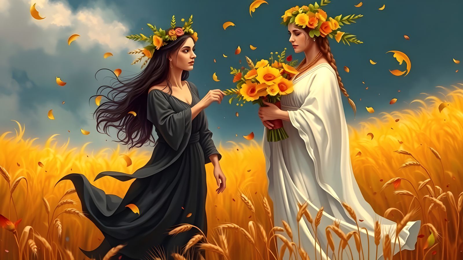 Persephone and Demeter Crown Exchange