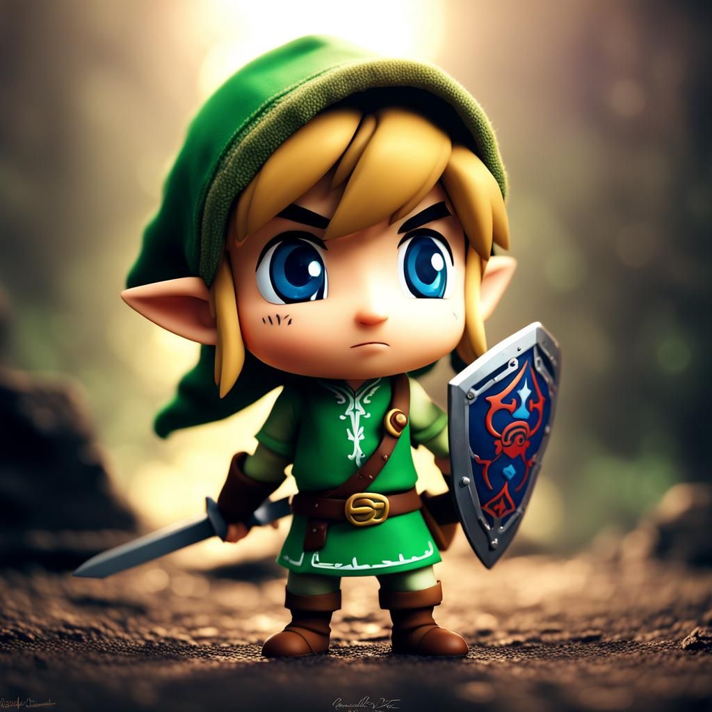 Chibi in Cinematic Hyperrealism