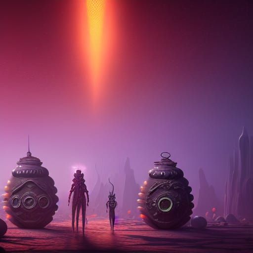 Alien Worlds in Eerie Luminosity