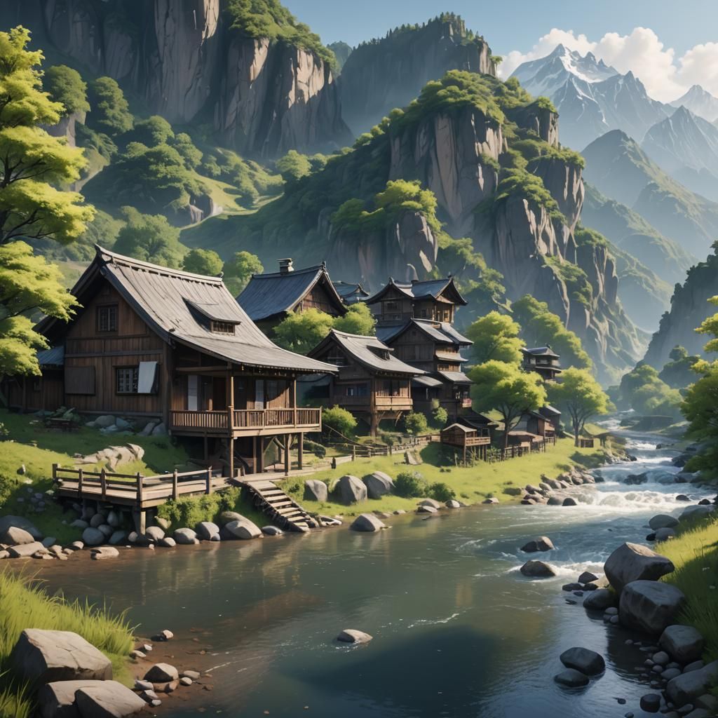 Cozy Wood House Amidst Serene Mountains