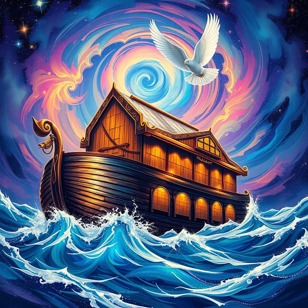 Ethereal Noah's Ark Battles Turbulent Waters with Dove's Oli...
