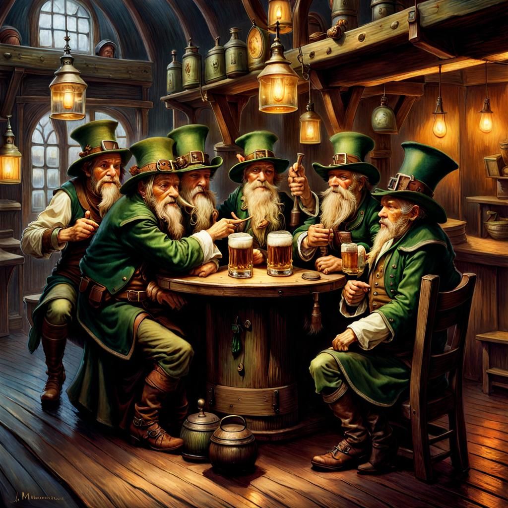 Leprechaun luck to you!