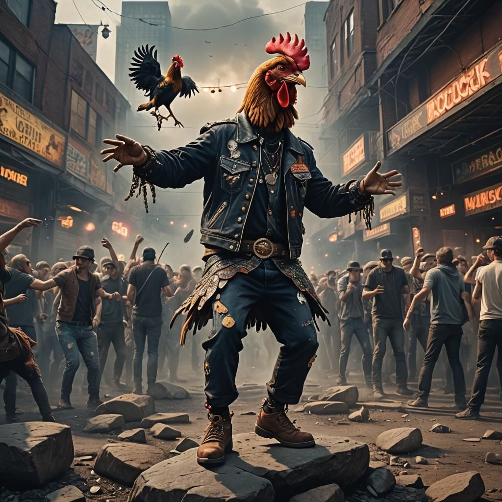 Detroit Rock Show Epic in Cinematic Masterpiece Style