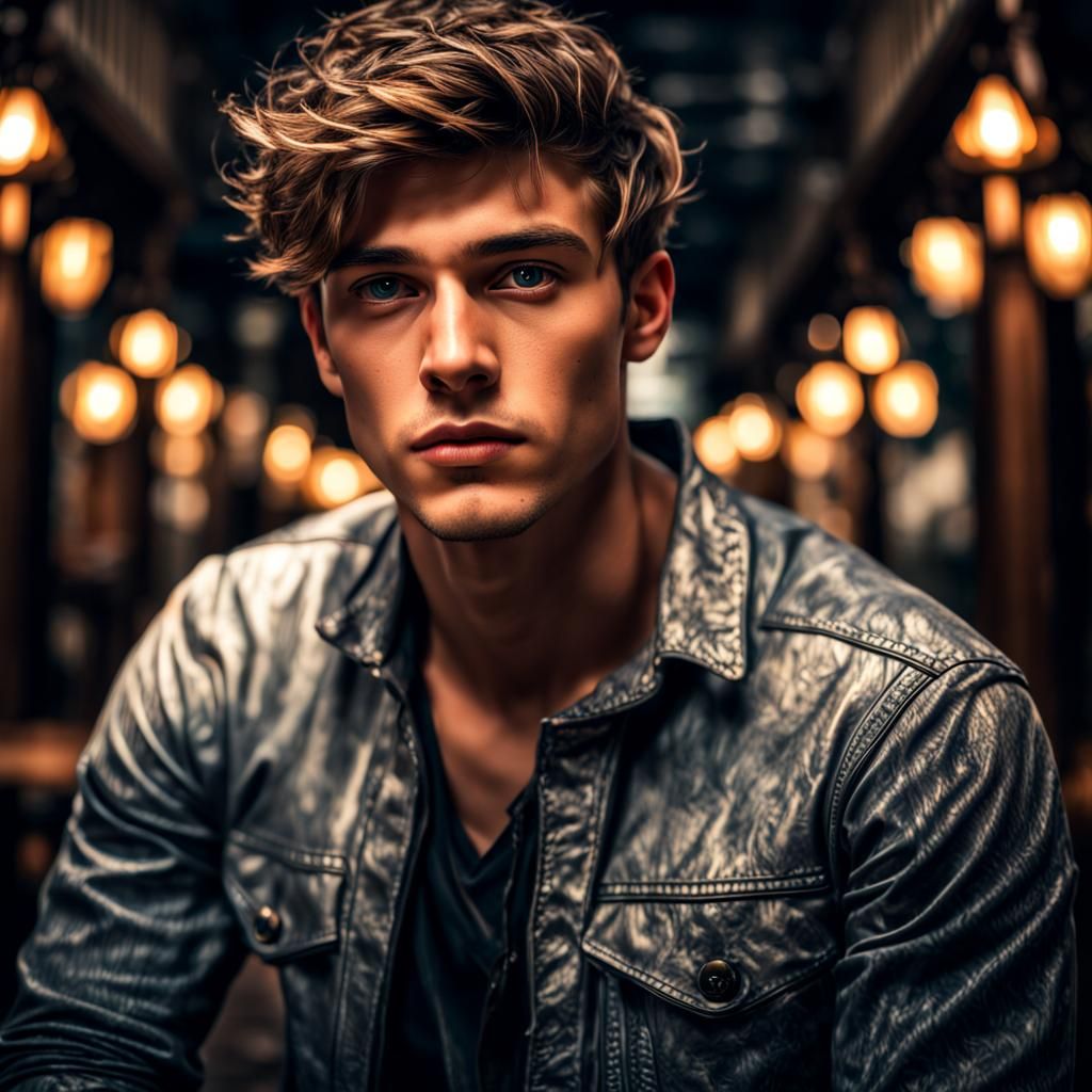 Handsome Young Mage in Vivid HDR