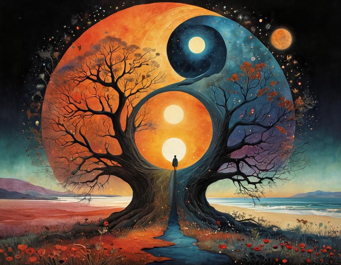 Vibrant Expressionist Watercolor Painting by Influential Art...