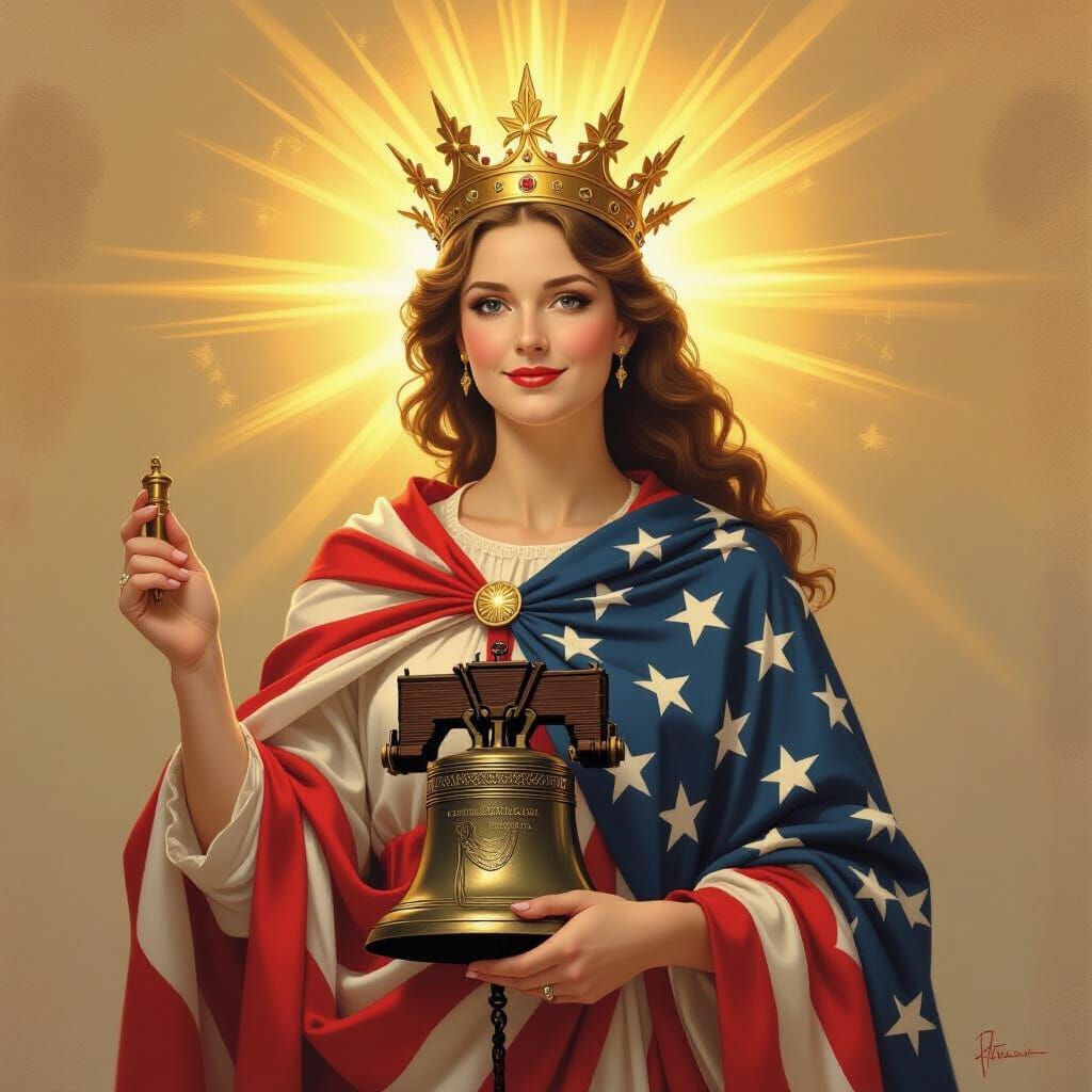 Philadelphia as a Radiant Spirit in Eakins-Rockwell Style