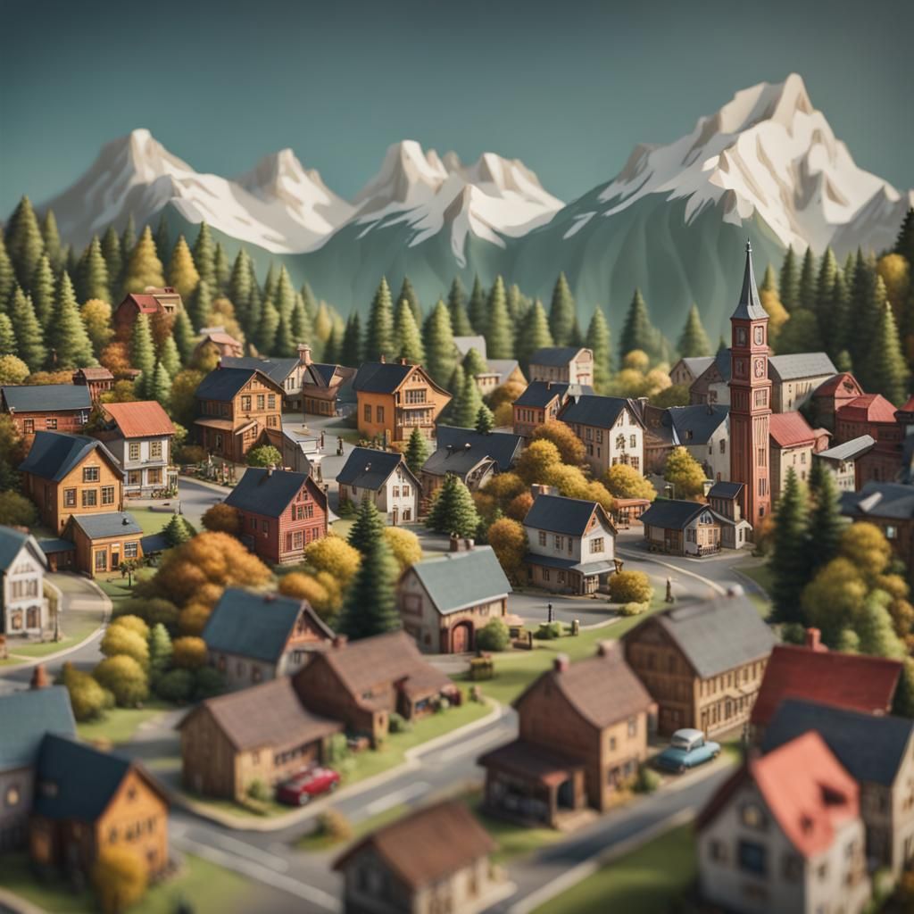Tiny Mountain Town