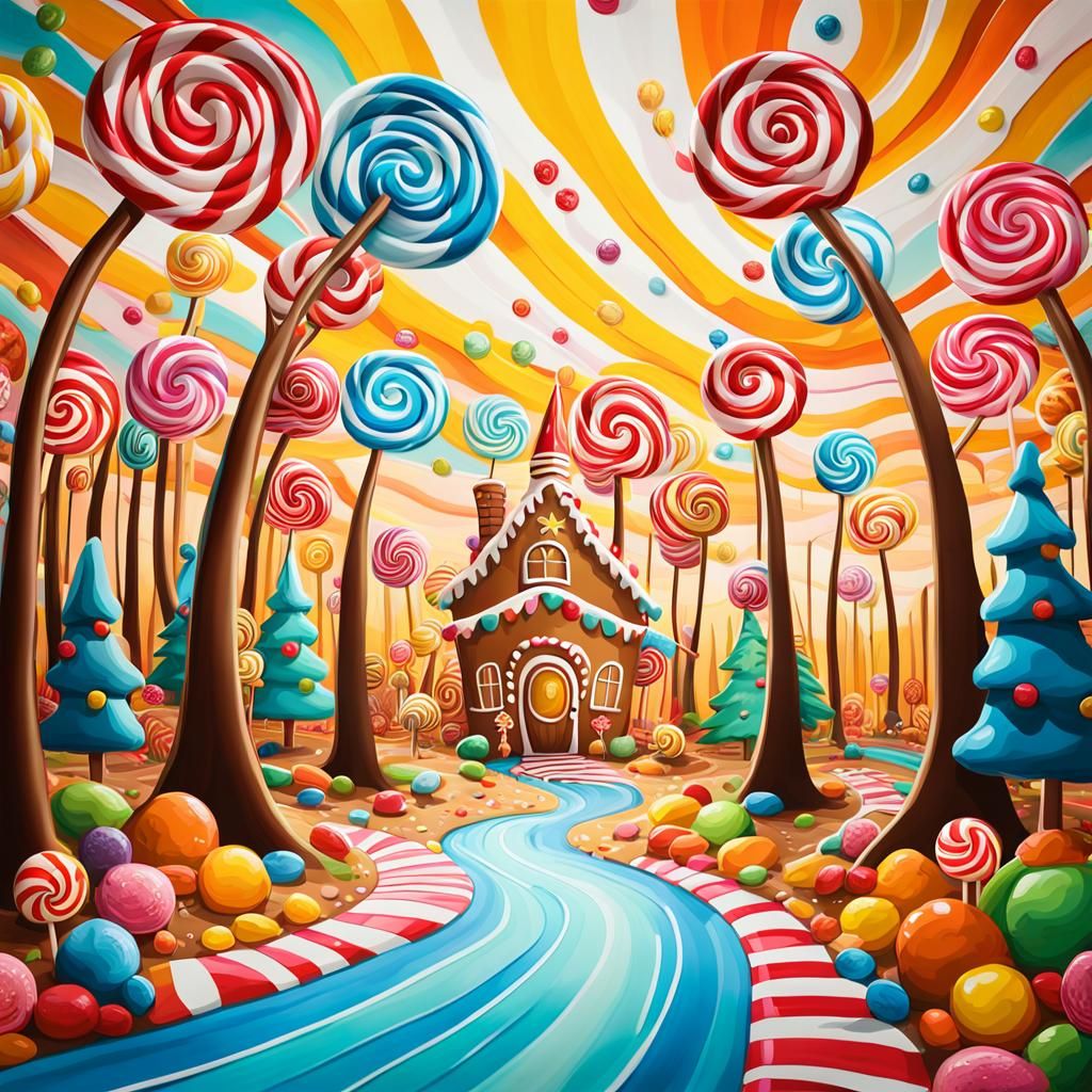 Whimsical Candyland Fantasy