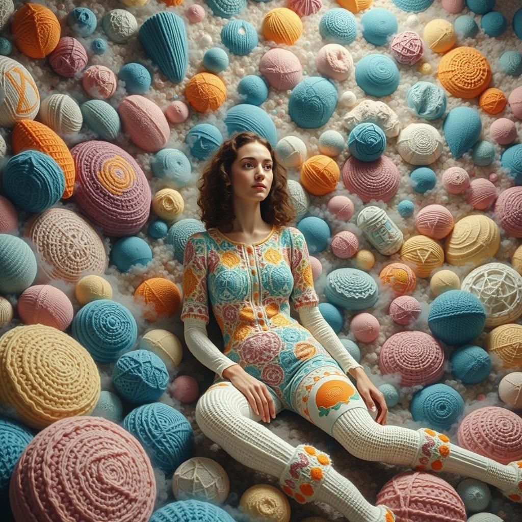 Surreal, Crocheted Cloudformant