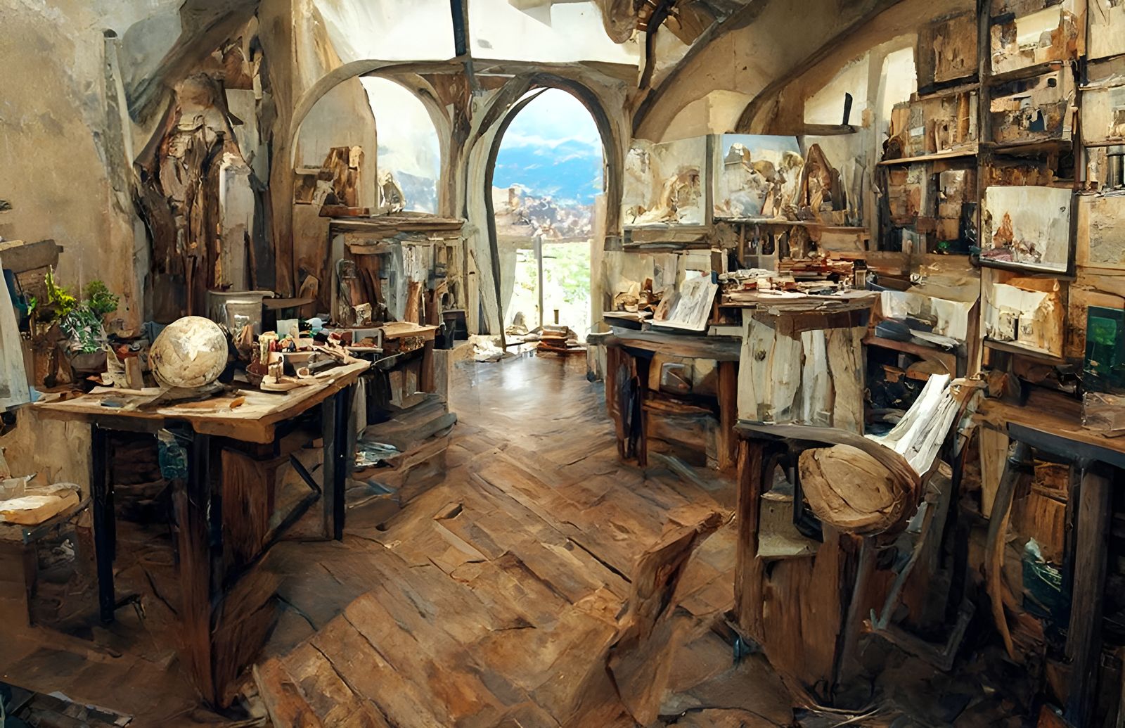 Leonardo da Vinci's workshop