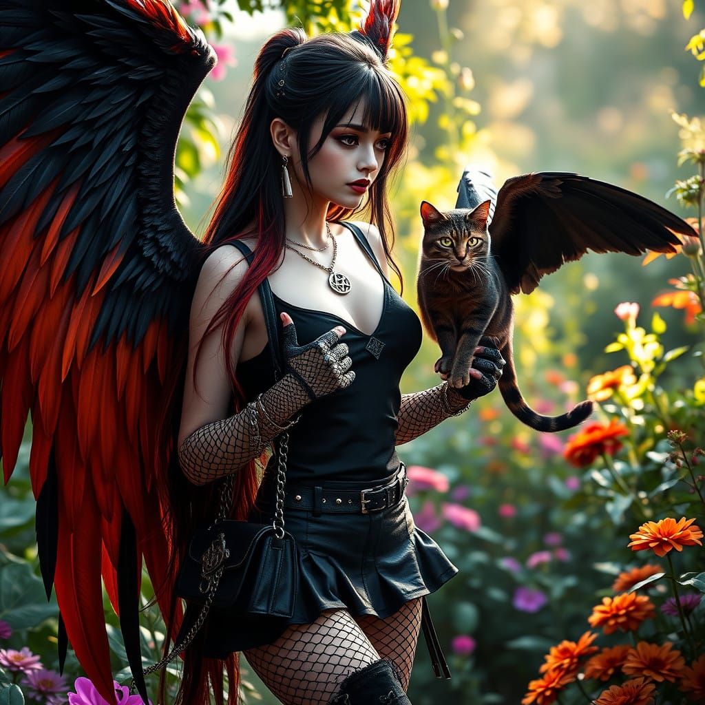 Goddess of the Lush Garden in Eerie Beauty