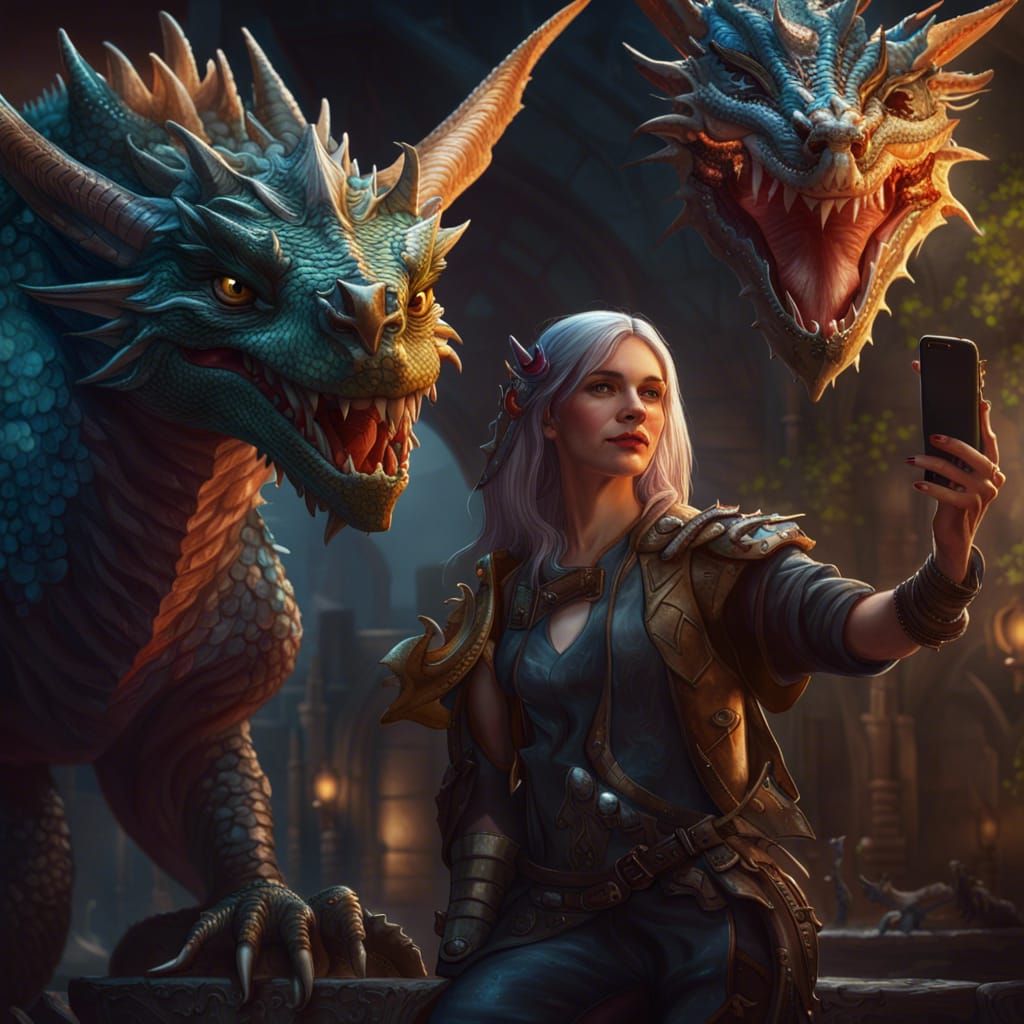Selfie with the Dragon