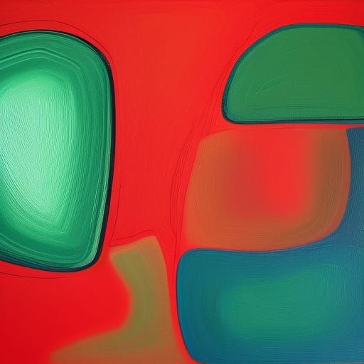 Dynamic Abstract Painting with Curves and Depth