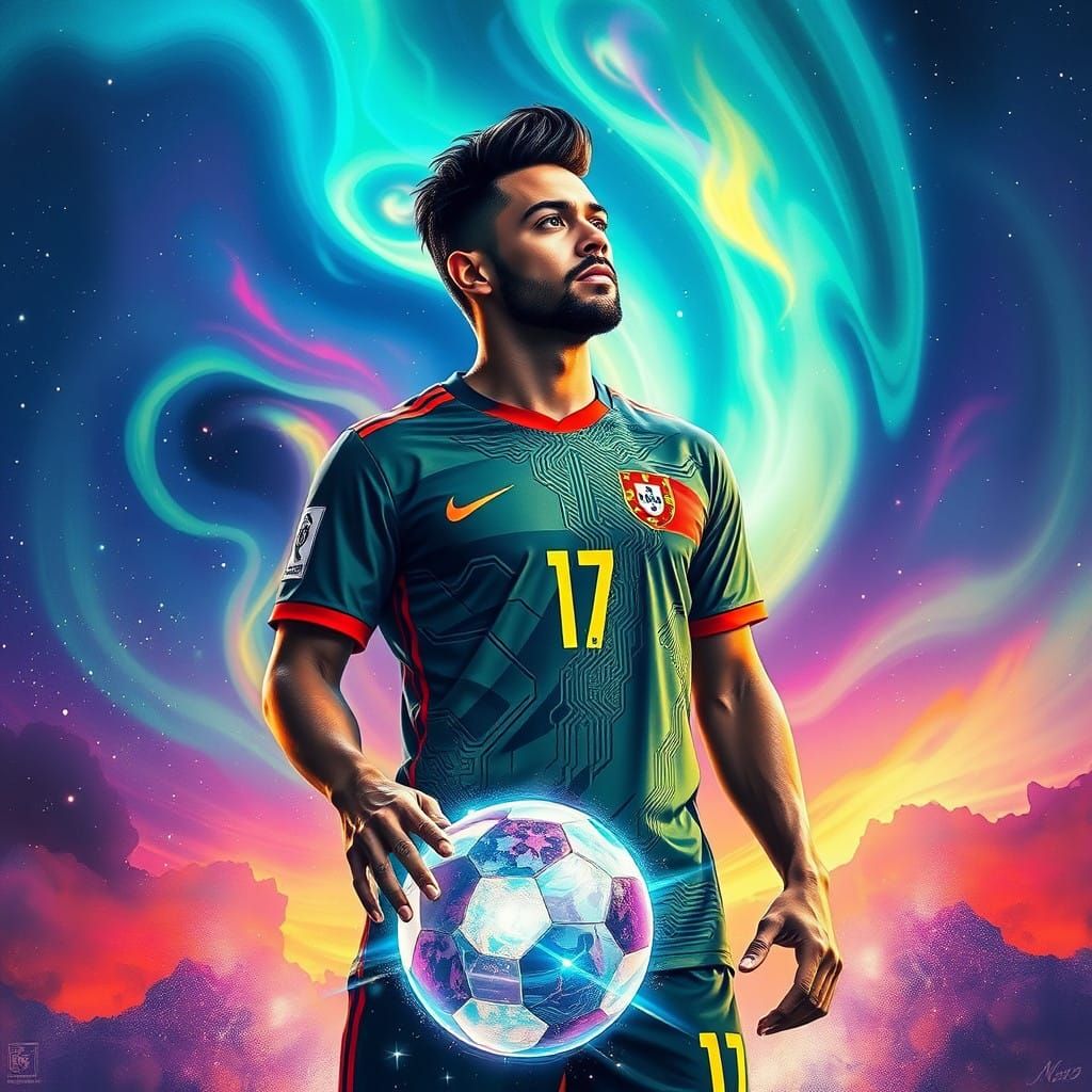 Neymar Jr. in Cosmic Portuguese Glory