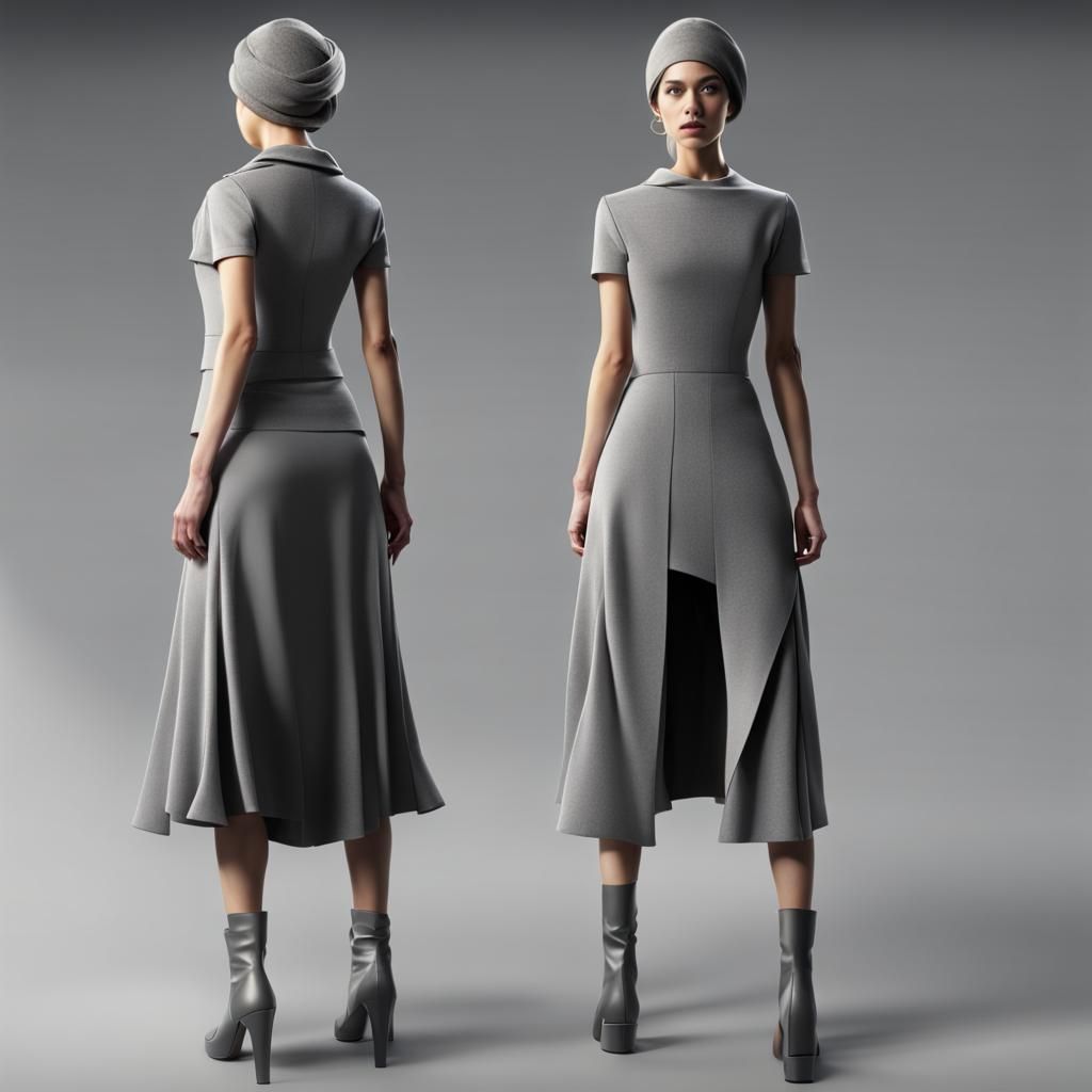 Modern Women's Fashion in Minimalist Style