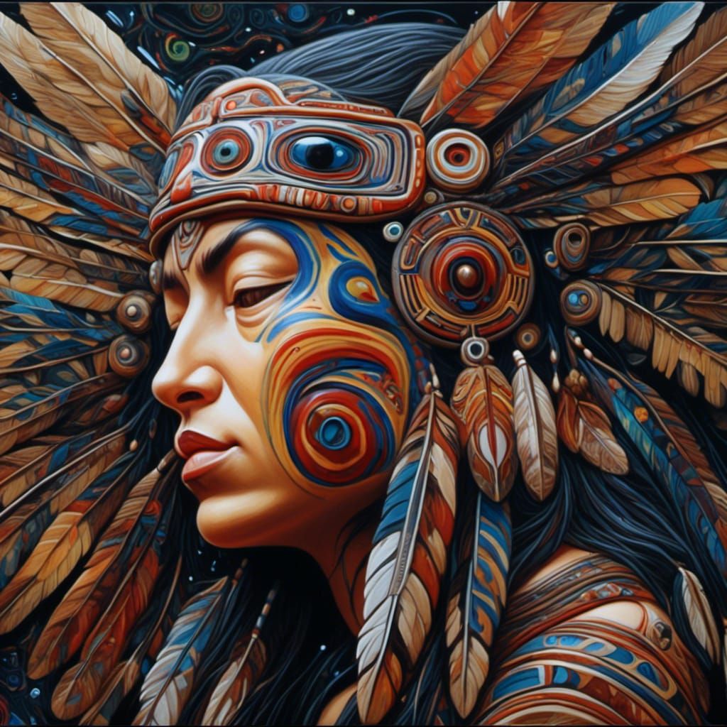 Enchanted Northwest Coast Landscape in Hyperrealistic Romant...