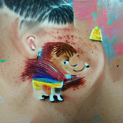 Boy Receives Unwanted Haircut with Tragic Results, Painted i...