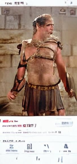 Ancient Roman Charioteer in a Hurry