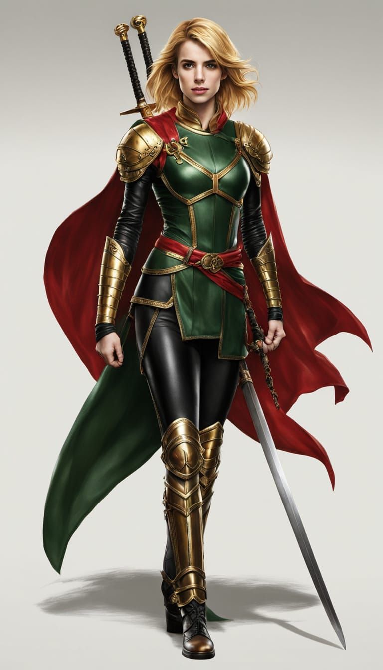 Emma Roberts as Armored Warrior