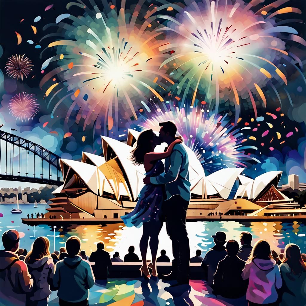 Sydney Opera House Celebration in Vibrant New Year's Spectac...