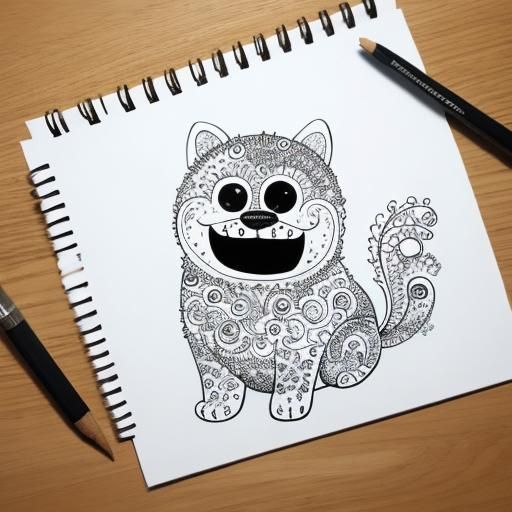 Whimsical Art Piece Brings Joy and Happiness