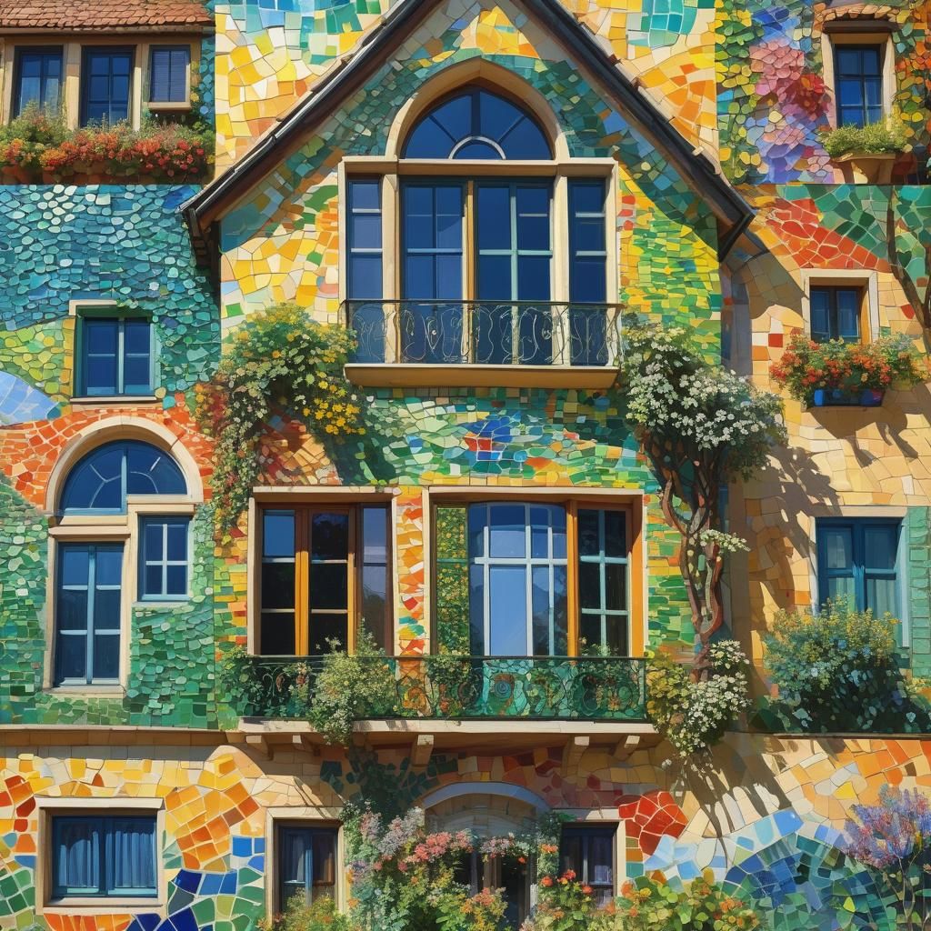 Vibrant Fauvist House in Chartres Architecture