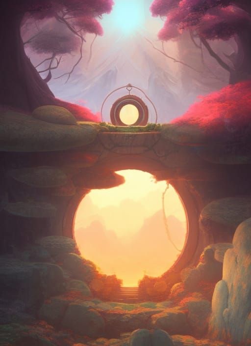 Elden Ring Portal in Zen Marble Gardens