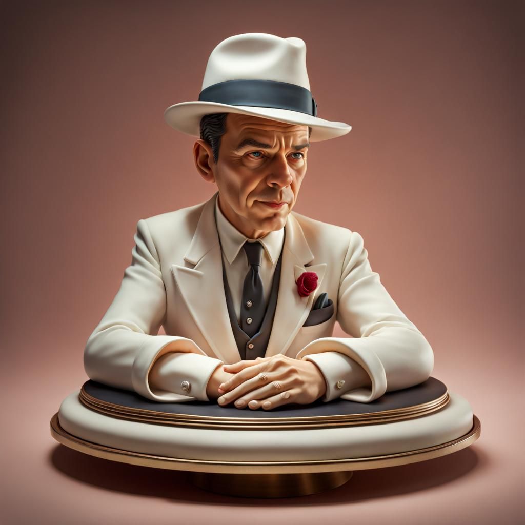 Frank Sinatra, the cake
