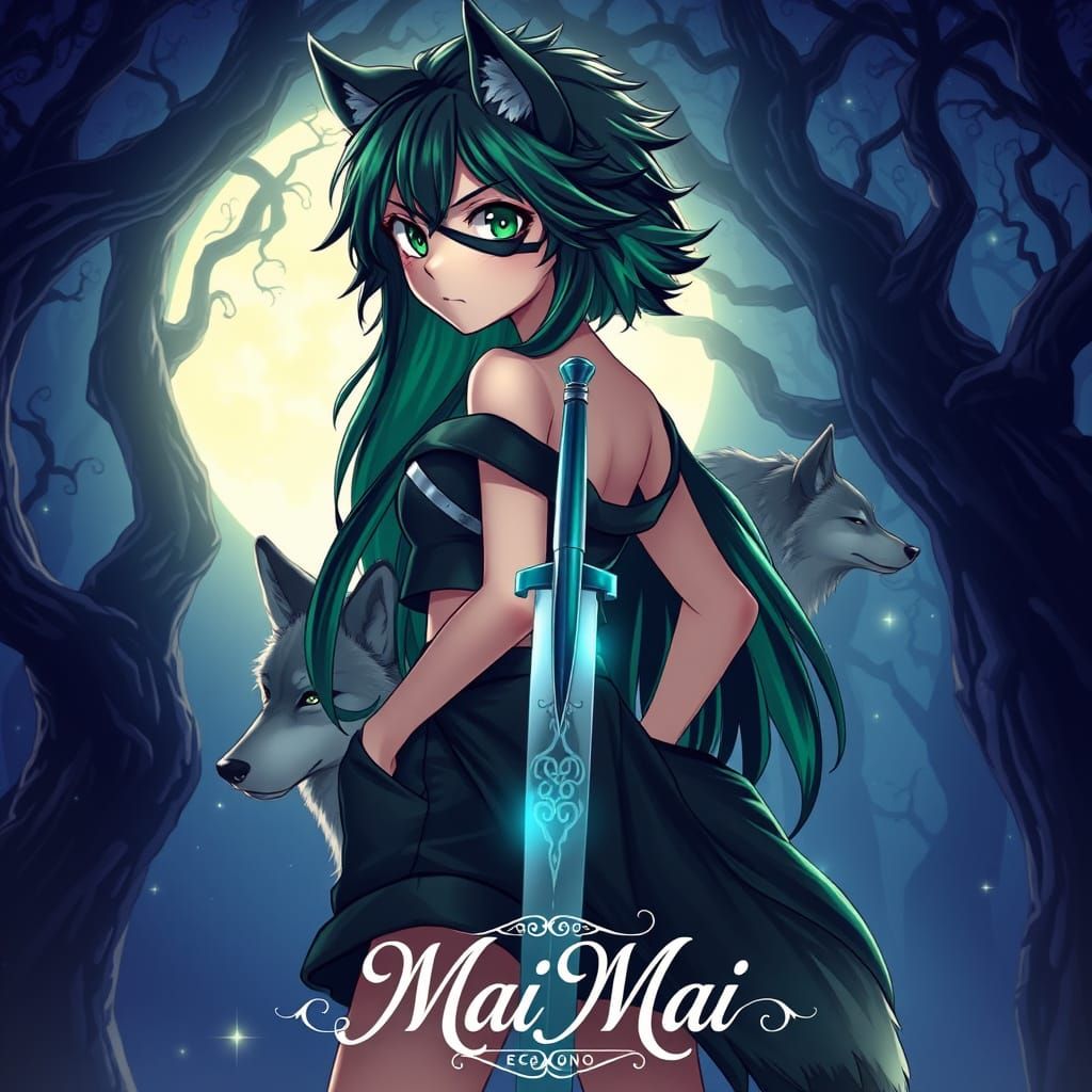 Wolf Girl Embarks on Epic Quest in Dreamlike Manga Style