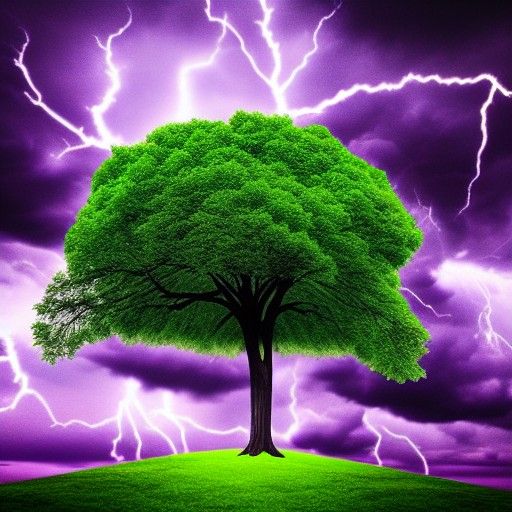 tree of life hidden from a purple lightning 2