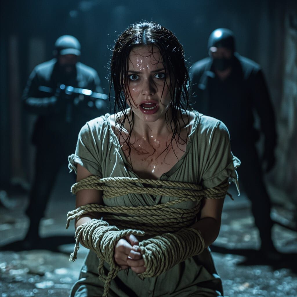 Terrified Woman Attacked in Cinematic Style