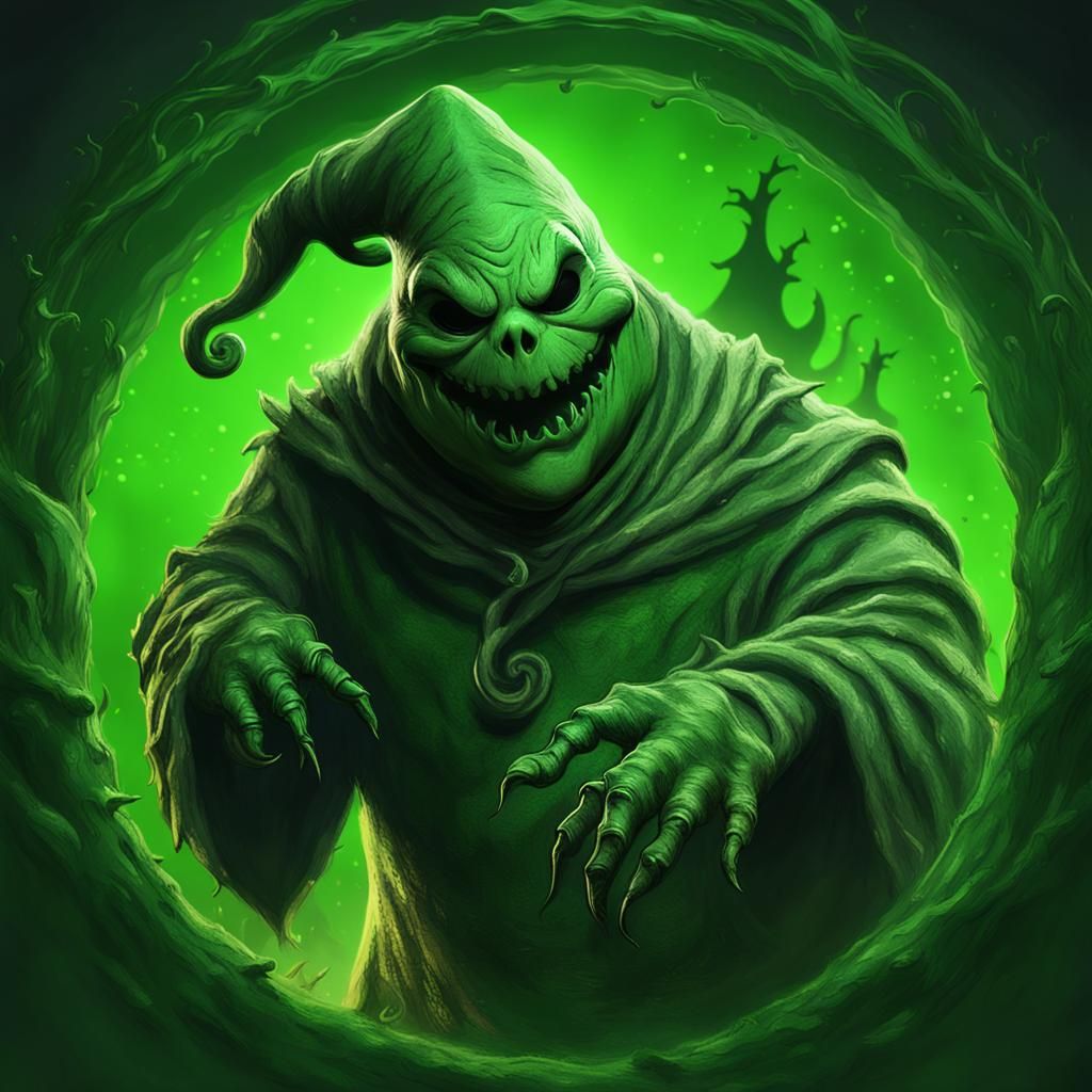 Ethereal Oogie Boogie Fantasy Portrait by Digital Artist