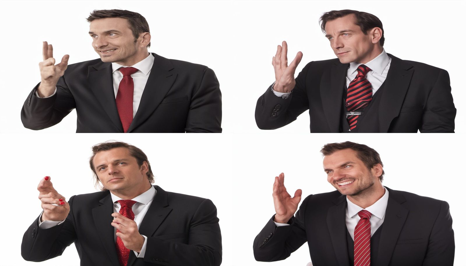 Powerful Executive in Formal Attire