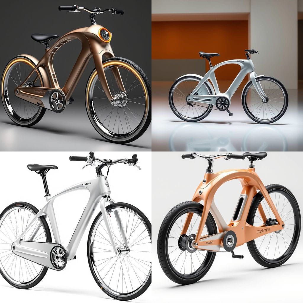 Sleek Futuristic Bicycle Zooms Through Time