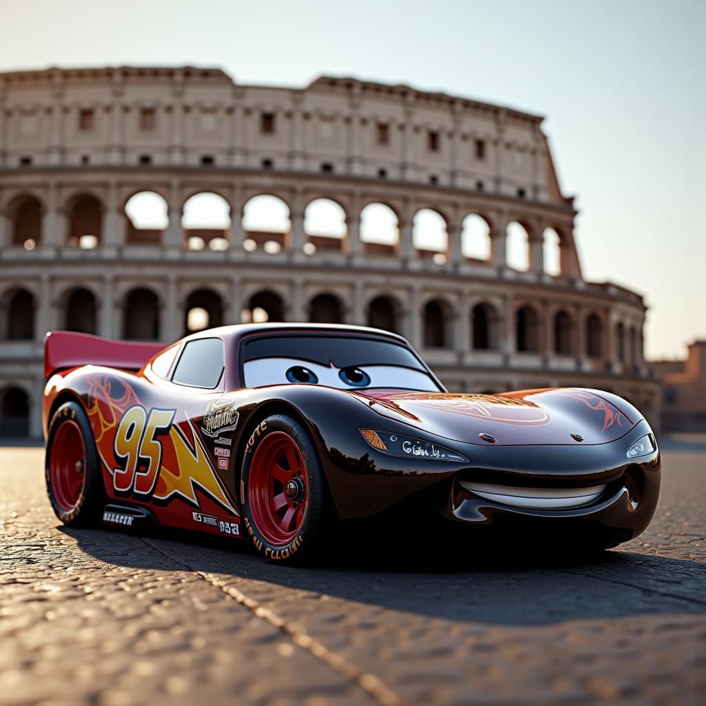 Rayo McQueen Revamped in Netflix Style