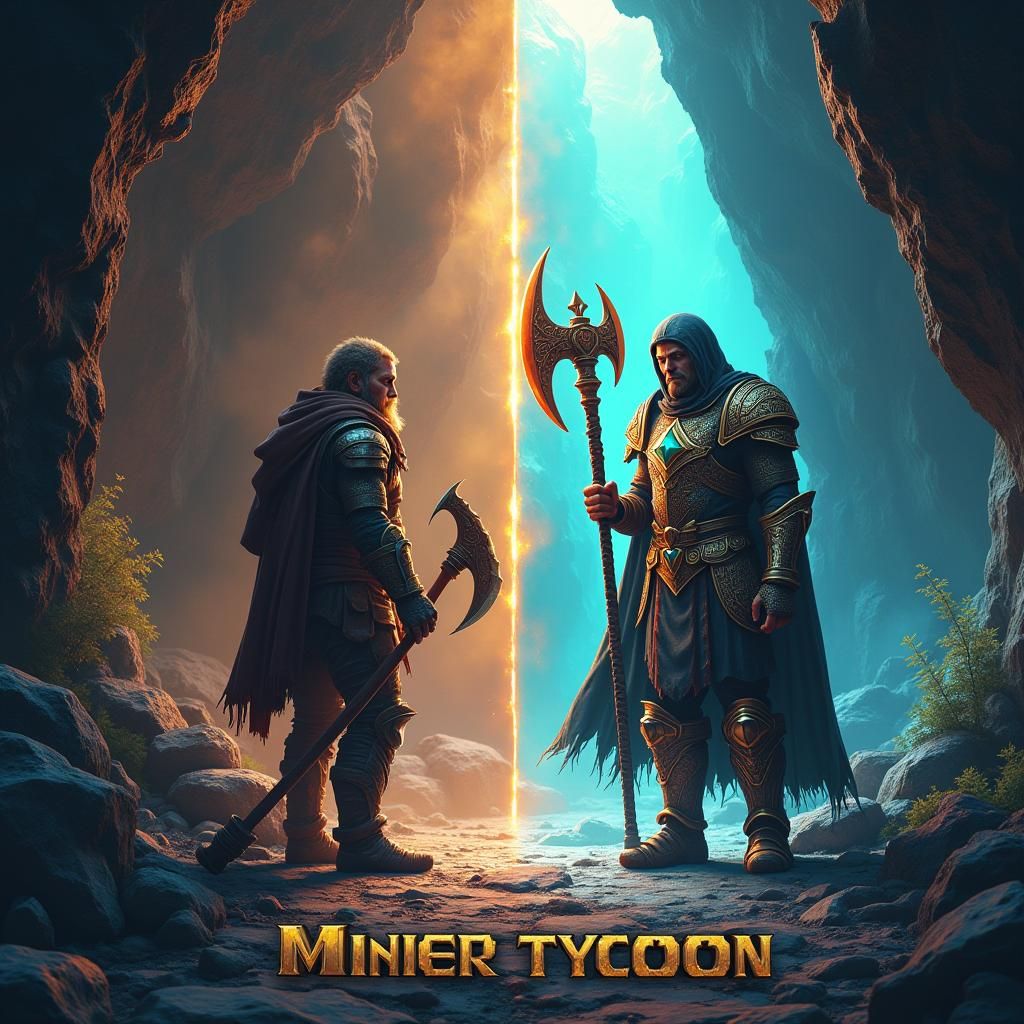 Rise of the Mining God: Lavish Split-Screen Artwork