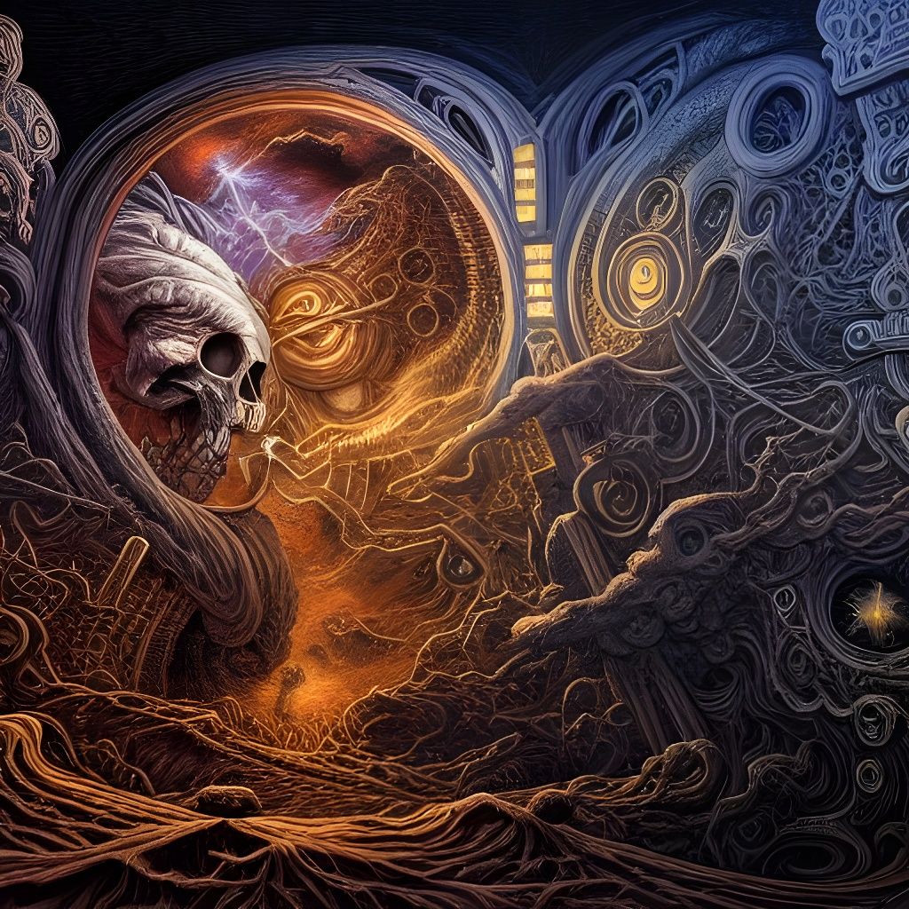 Gothic Death Metal Album Cover Art