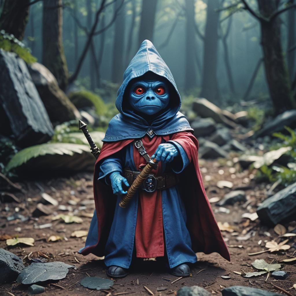 Cute Orko in Cinematic 35mm Film Still