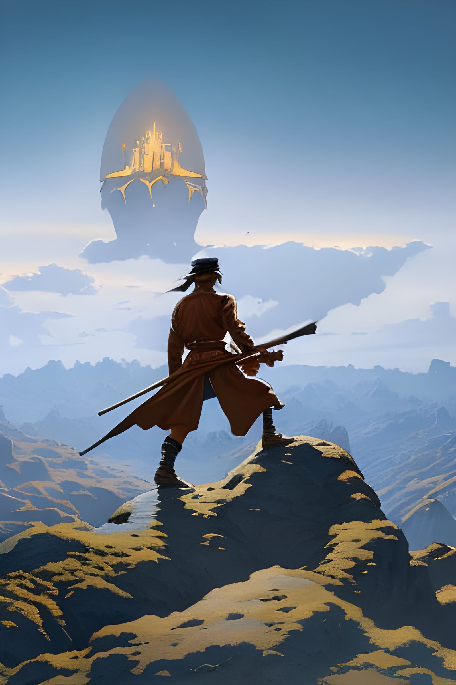 Dramatic Fight for the Light: Rockwell-esque Gouache Paintin...