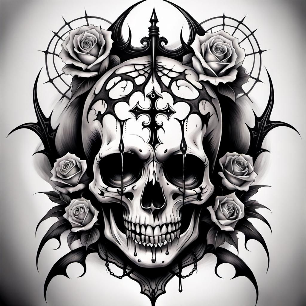 Black and white art
